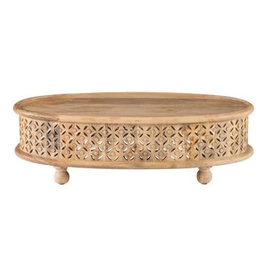Tristan Oval Coffee Table Natural 4 Tristan Oval Coffee Table Natural - Image 2