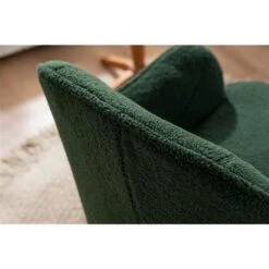 Modern Soft Teddy Fabric Accent Chair Living Room Chair - 26.26*31.3INCH - Brown -Baxton Acme Shop 54826d88 00ae 4735 9915 a5e1d982e594