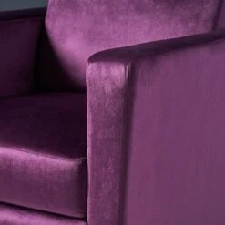 Brightwood Modern Velvet Recliner W/ Steel Legs By Christopher Knight Home - Eggplant,Silver -Baxton Acme Shop 54a75eaa 93f6 4bcb 9a82 4bc65e1471e9