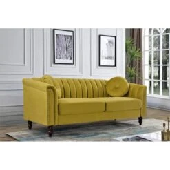 Hills Tufted Back Nailhead 75.2" Sofa - Green -Baxton Acme Shop 55b63886 1c7a 470c bbc0 9a80fc7f47c5