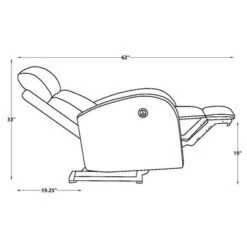 29.5'' Wide Manual Glider Standard Recliner - Black -Baxton Acme Shop 55bf5381 a8ce 47ac 9909 ad64a3725057