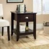 Sauder Shoal Creek Collection SmartCenter - Side Table - Rectangular - Jamocha Wood -Baxton Acme Shop 55c43e7b ab1c 470b a299 e6ec79958bb6