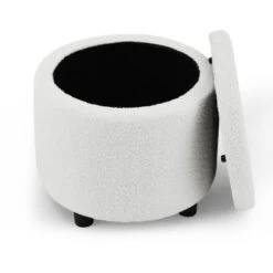 Swivel Barrel Chair With Storage Ottoman - Grey 31 Swivel Barrel Chair With Storage Ottoman - Grey -Baxton Acme Shop 569cda8e e17c 4951 900a 4a893c622e15