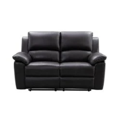 Abbyson Westwood Brown Top Grain Leather Reclining Loveseat - Brown -Baxton Acme Shop 577bfc55 a523 49f1 9e28 edc255b88079