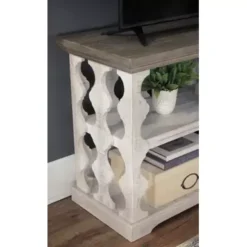 Gray/White Havalance Console Sofa Table -Baxton Acme Shop 5891e3eb ce54 422f b16a c5412fa64f0d