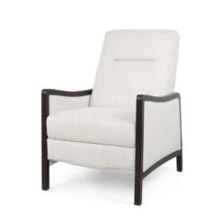 Veatch Contemporary Upholstered Pushback Recliner By Christopher Knight Home - Charcoal + Dark Walnut 24 Veatch Contemporary Upholstered Pushback Recliner By Christopher Knight Home - Charcoal + Dark Walnut -Baxton Acme Shop 58c35e38 86c9 4399 9da0 f926628e42f6