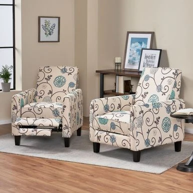 Darvis Recliners (Set Of 2) By Christopher Knight Home - Light Gray + Dark Brown 22 Darvis Recliners (Set Of 2) By Christopher Knight Home - Light Gray + Dark Brown - Image 20