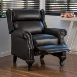Tauris PU Leather Recliner Club Chair By Christopher Knight Home - Brown -Baxton Acme Shop 5a0f4461 0a03 48c5 87f9 af9e7bee5028
