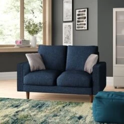 Craigmont 2 Piece Standard Living Room Set - Dark Blue -Baxton Acme Shop 5b13e684 b6c4 42a8 ae61 889d80cbeb65
