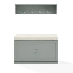 Harper 2Pc Entryway Set - 16.5"x33"x74" - Gray -Baxton Acme Shop 5e09d84d 9230 4447 b98f 98c7a0ebc9fe