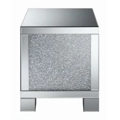 Layton Square End Table Silver And Clear Mirror -Baxton Acme Shop 5e2c9146 03a4 43ec 96ad dc7bff49d883