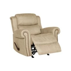 Copper Grove Dilsen Extra Large Rolled Arm Rocker Recliner Chair - Saddle Brown -Baxton Acme Shop 5eb00698 bd5a 4f0f a0c6 9b7e09c7fe97
