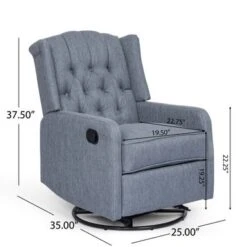 Mohaven Contemporary Tufted Wingback Swivel Recliner By Christopher Knight Home - Charcoal + Black 39 Mohaven Contemporary Tufted Wingback Swivel Recliner By Christopher Knight Home - Charcoal + Black -Baxton Acme Shop 5f0f6bb1 2314 4845 af9f 26db9e6d0dd2