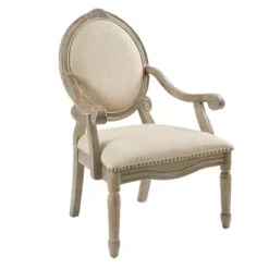 West Exposed Wood Arm Beige Chair 9 West Exposed Wood Arm Beige Chair -Baxton Acme Shop 5f597caf 90e7 4010 8d20 a46bfd5b0b99