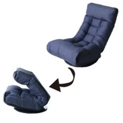 Lazy Sofa Tatami Balcony Rocking Recliners Adjustable Chair - Navy -Baxton Acme Shop 5fe88c72 2dba 4561 8a85 5cf26cce7e7e