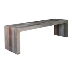 Aurelle Home Distressed Vintage Wash Finish Large Bench - 71"x 15" X 18" - 71"x 15" X 18" - Single - Brown - Dining Height -Baxton Acme Shop 61b35b74 c188 4be2 89c9 d86f28891b03