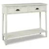 White Goverton Console Sofa Table -Baxton Acme Shop 6324d6c9 b77b 4417 bfd3 82d017911fb7