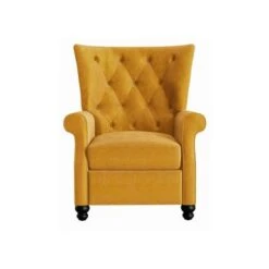 Copper Grove Plush Pushback Recliner Chairs (Set Of 2) - Mustard Gold 33 Copper Grove Plush Pushback Recliner Chairs (Set Of 2) - Mustard Gold -Baxton Acme Shop 6360cb3e cb2d 486c 90ce 9cdabbca0115