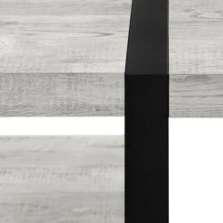 Coffee Table/ Accent/ Cocktail/ Rectangular/ Living Room/ 48"L/ Metal/ Laminate/ Grey/ Black/ Contemporary/ Modern 15 Coffee Table/ Accent/ Cocktail/ Rectangular/ Living Room/ 48"L/ Metal/ Laminate/ Grey/ Black/ Contemporary/ Modern -Baxton Acme Shop 63b8e236 31f0 4f7a 91e9 426bc8d984ed