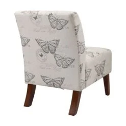 Lombard Slipper Chair Butterfly -Baxton Acme Shop 64f2351c f8da 4bc0 8dc3 3efad976594d