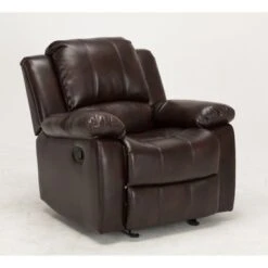 Charleston Leather Gel Glider Rocker Recliner By Greyson Living - Blue -Baxton Acme Shop 661d9a44 922a 4826 812e 8b73270cb000