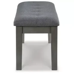 Two-tone Gray Hallanden Large Upholstered Dining Room Bench -Baxton Acme Shop 66603052 d934 4591 9b4d 27e08bf149c4