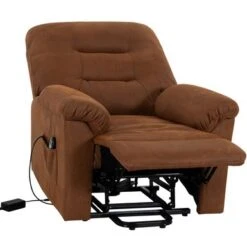 Electric Power Lift Recliner Chair Sofa, Remote Controlled Power Lift Chair, Comfortable Power Lift Recliners For Elderly Gray - Chocolate -Baxton Acme Shop 66b89af1 9f26 4d62 9c70 06e1f2a8b521