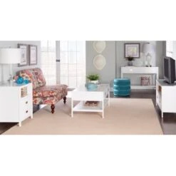 Pervis End Table White -Baxton Acme Shop 66f39c67 dbad 44e9 9fb7 2730bf72dca6