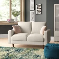 Craigmont 2 Piece Standard Living Room Set - Dark Blue -Baxton Acme Shop 6776cb62 a5a8 4c46 9f07 e8cc6c6214d1