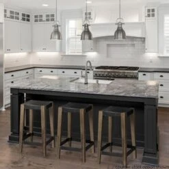 Nell Black Metal Seat & Foot Rest W/Brown Solid Wood Legs Bar Stool - Brown - Medium -Baxton Acme Shop 680955a9 43e3 447d 91a4 847db5368fcc