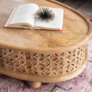 Tristan Oval Coffee Table Natural 10 Tristan Oval Coffee Table Natural - Image 8