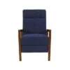 Neihart Waterfall Back Pushback Recliner By Christopher Knight Home - Brown + Navy Blue -Baxton Acme Shop 68b0371f 19a0 4493 8100 21930a9f22f4