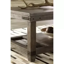 Brown Danell Ridge Rectangular Cocktail Table -Baxton Acme Shop 68d1c04c 088c 4b43 89a9 8bc8b98ee341