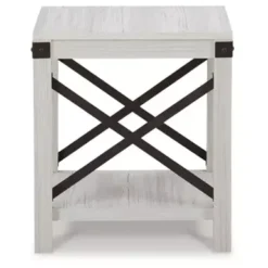 Bayflynn Square End Table -Baxton Acme Shop 68e4d087 eff2 4b60 852b 422e25887d29