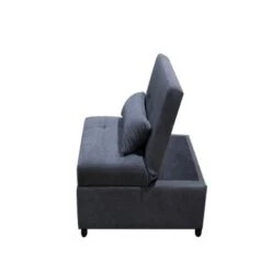 3-in-1 Adjust Backrest Sofa Bed Chair, Convertible Sleeper Chair Bed - Dark Grey -Baxton Acme Shop 6a574a10 a426 4b43 b496 23d2d0d969d0