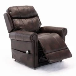 Lukas Faux Leather Lift Chair With Massage By Greyson Living - Navy Blue -Baxton Acme Shop 6a845ead 78df 4946 a663 ddc9a47f67d4