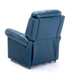 Lukas Faux Leather Lift Chair With Massage By Greyson Living - Navy Blue -Baxton Acme Shop 6b1a8a9c 8924 48f0 a360 1382331b7351