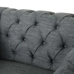 Voll Fabric Club Chairs (Set Of 2) By Christopher Knight Home - Dark Brown/ Beige -Baxton Acme Shop 6b24031a 5a5c 4055 b49e a0d9fb8f679e