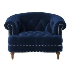 La Rosa Victorian Tufted Upholstered Accent Chair - Opal Grey Velvet 29 La Rosa Victorian Tufted Upholstered Accent Chair - Opal Grey Velvet -Baxton Acme Shop 6bdf614f 15eb 4a1c 8bc3 c67e401cd023