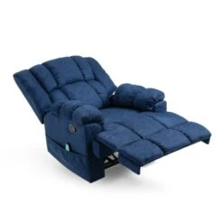 Coosa Indoor Pillow Tufted Massage Recliner By Christopher Knight Home - Black + Brown -Baxton Acme Shop 6ca71c7f 8228 453f 9598 e9a719d07738