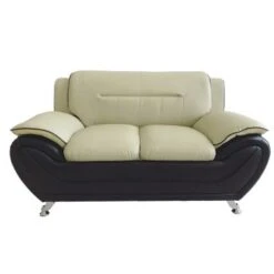 Michael Segura Sofa+Loveseat Living Room Set - Cream -Baxton Acme Shop 6d3f2eef f58b 492d b63b 5a8323b2fcc9