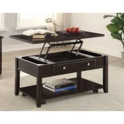 Rectangular Lift Top Coffee Table Walnut