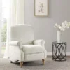 Ivory Athena Push Back Recliner -Baxton Acme Shop 6dee5733 5f7e 4b36 94d1 3ee34b9dfcb3