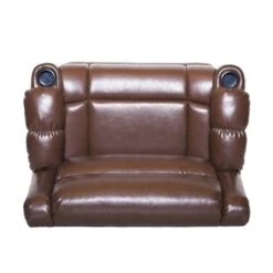 Leet Faux Leather Oversized Pushback Recliner By Christopher Knight Home - Espresso/ Cognac Brown -Baxton Acme Shop 6ec2ec0e fa79 4b6e 96d0 733b30be6f4a