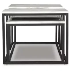 Gray/Black Donnesta Occasional Table Set (3/CN) -Baxton Acme Shop 6eeb99d7 b2ba 4fd6 ac54 33b4655814d3
