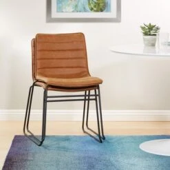 Halo Stacking Chair (Set Of 2) - Navy -Baxton Acme Shop 6fb3abbe 20f3 4cf3 910c c3a8af959e4e