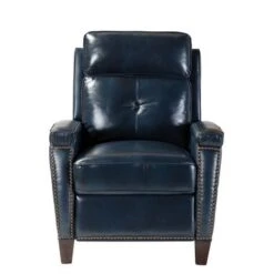 Gaspar Mid-Century Modern Pushback Recliner With Nailhead Trim By HULALA HOME - DOVE -Baxton Acme Shop 6ff7a6ee a5a9 4ff1 a77f 6ba2f6c95db4