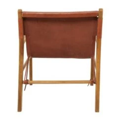 Leather Accent Chair With Armrests - 19"W X 20"L X 30"H - Dark Brown - Armless -Baxton Acme Shop 70a6462c e2da 4914 b5e6 efd135b474dc