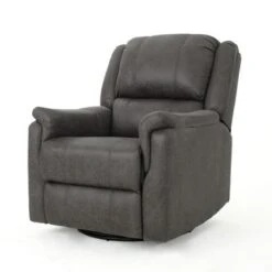 Jennette Microfiber Swivel Gliding Recliner By Christopher Knight Home - Slate -Baxton Acme Shop 71f26aca b1a9 468d b92b a7a832ed67ea