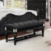 Glam Black Bench -Baxton Acme Shop 729dc61c 4f41 417f 8769 9916a4a40f5d